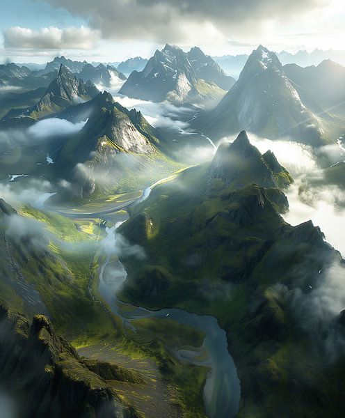 La magie des Dolomites vue de loin par fernlichtsicht