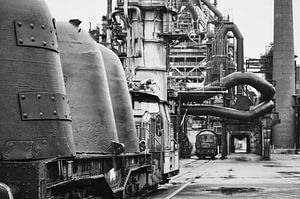 Industrie schwarz-weiß