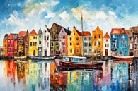 Canal in Amsterdam by ARTemberaubend thumbnail