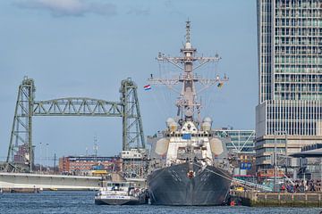 US-Fregatte in Rotterdam von Arthur Bruinen
