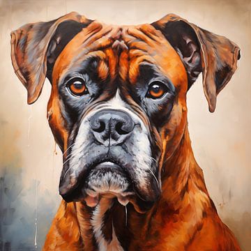 Boxer hond van TheXclusive Art