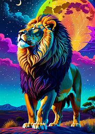 Lion Nuit étoilée 2