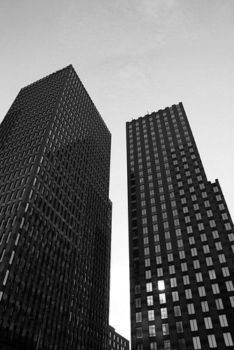 Architectuur op de Zuidas in Amsterdam