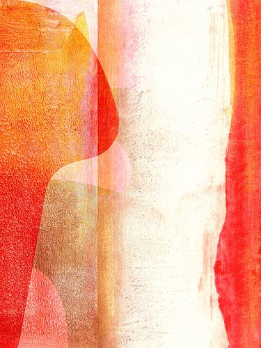 Paysage abstrait dans le style wabi-sabi