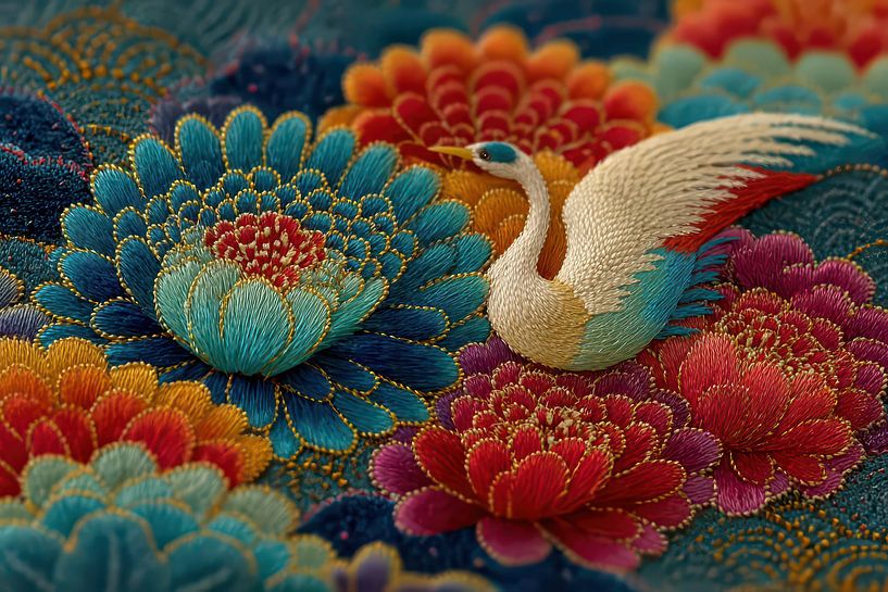 japanese art birds by Egon Zitter