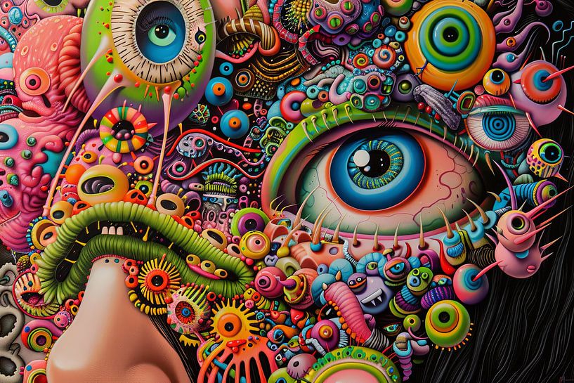 painterly portrait fantasy by Egon Zitter