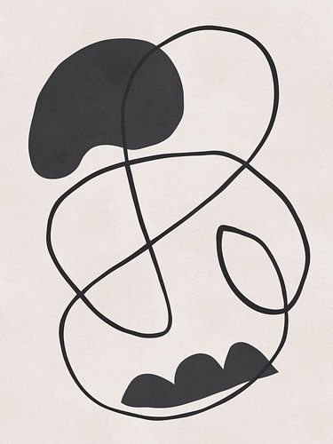 Expressionist shapes and lines 8 by Vitor Costa