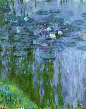 Claude Monet,Waterlelies door C Monet