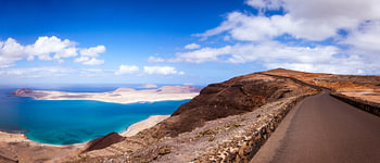 Uitzicht over Isla la Graciosa