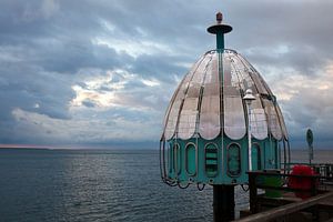 Ostsee - Tauchglocke auf der Seebrücke Zinnowitz (Insel Usedom)