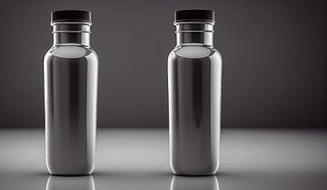 Protein-Shaker-Flaschen für Nahrungsergänzungsmittel, Illustration von Animaflora PicsStock