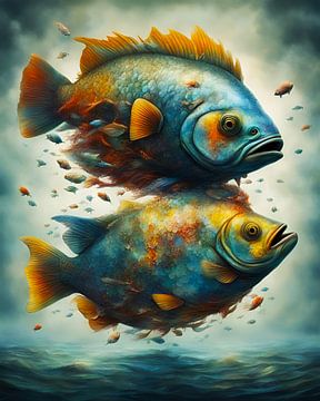 Onderwater, bovenwater creëren vissen hun eigen wereld-5 by Carina Dumais
