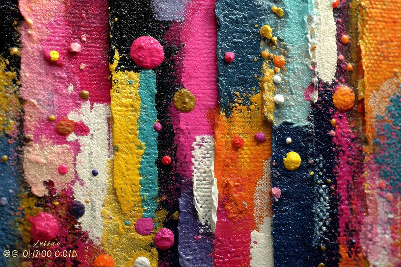 Kunst mit Farbporträt von Egon Zitter