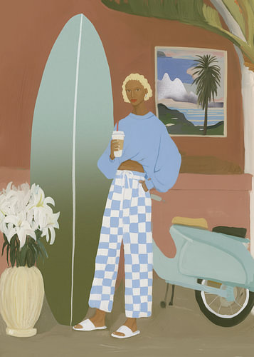 Surf and Sip van Henriette Visscher