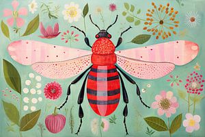 Bunter Käfer | Bunte Insektenkunst