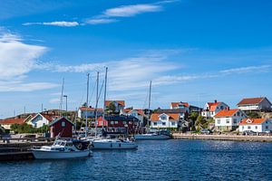 Hafen in Mollösund in Schweden