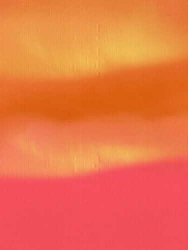 Abstract minimalistisch landschap in levendige kleuren