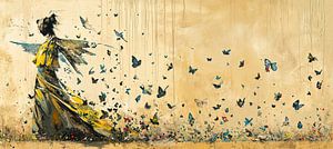 Femme Butterfly Art | Papillons dansants