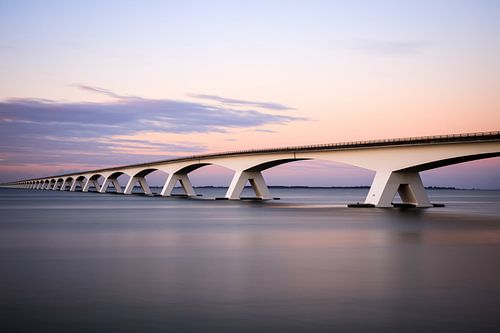 Zeeland bridge over the Eastern Scheldt