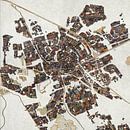 Scrapwood map Groningen by Frans Blok - photos, art and other wall decoration thumbnail