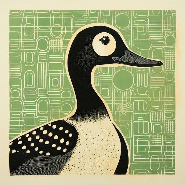 Whimsy Folk Duck Profile by Aloke Design