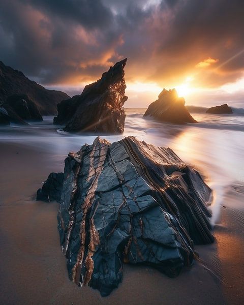 Küstenlicht: Ein goldener Traum von fernlichtsicht