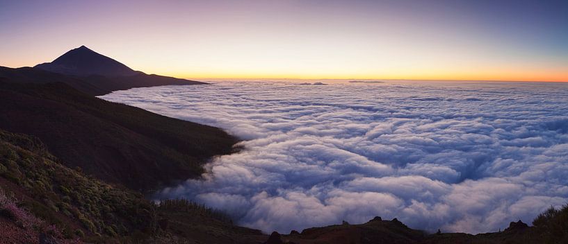 Pico del Teide at sunset, Tenerife, Canary Islands, Spain by Markus Lange