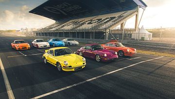 Generations of the Porsche 911 by Thijs Oorschot