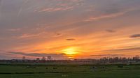 Sunset in Spaarndam