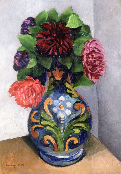 Moïse Kisling - Dahlias by Peter Balan