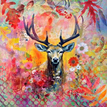 Deer Late Summer Wildlife von Andrea Haase