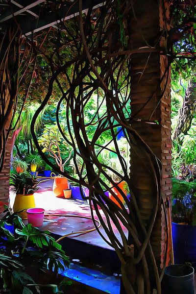 Pots à plantes colorés Marrakech 3 par Dorothy Berry-Lound