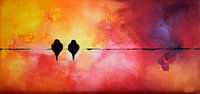 Valentine's Birds 10 van Maria Kitano thumbnail