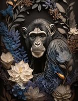Chimpanzee - digital art