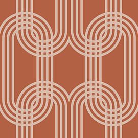 Retro Vintage Elegant Brown by Mad Dog Art