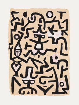 Paul Klee - Comedians Nadbill von Old Masters