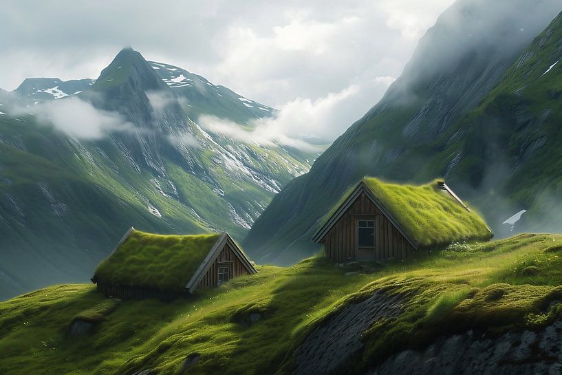 Färöer von fernlichtsicht