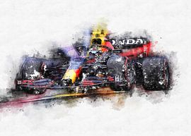 Sergio Pérez 2021 by Theodor Decker