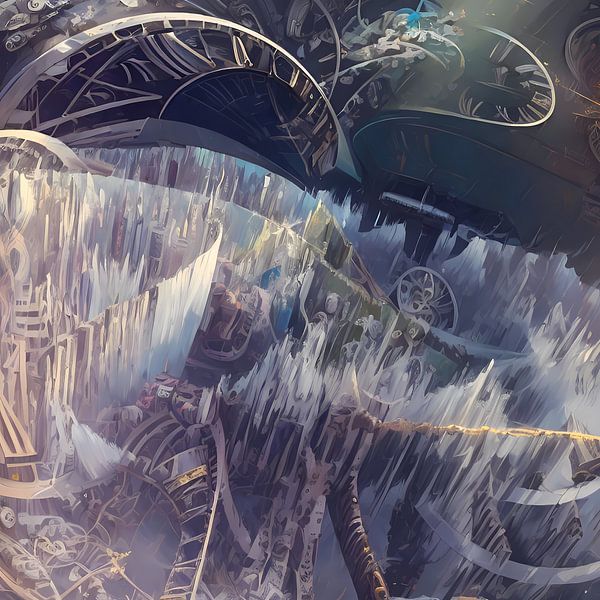 Zeitreise by J D - Digital Art