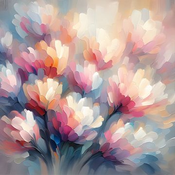 Bloemen abstract van Jessica Berendsen