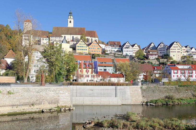 Horb am Neckar,Zwarte Woud,Duitsland van Peter Eckert