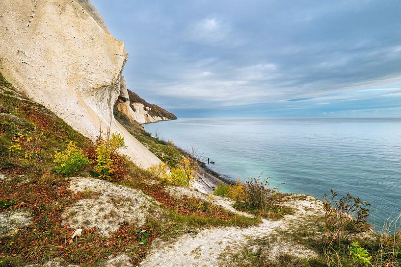Ostseeküste auf der Insel Moen in Dänemark von Rico Ködder