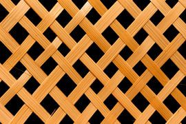 Texture woven details of bamboo, rattan by Babette Pinkster