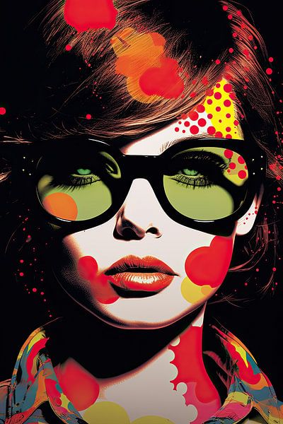 Woman in colour by Bert Nijholt