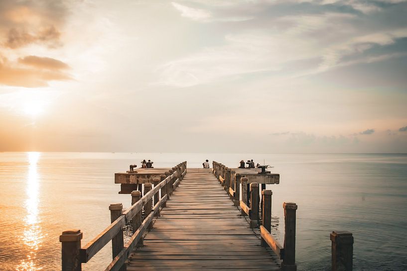 Sonnenuntergang auf Bali von Hugo Braun