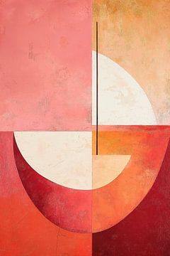 Orange meets Pink no.7 van Studio BB