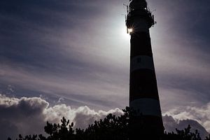 Silhouette Leuchtturm Ameland