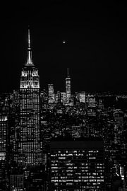 New York bij nacht van Maarten Steunenberg