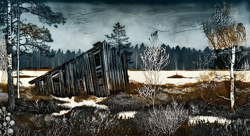 Collage Nordland van Nick Wendt