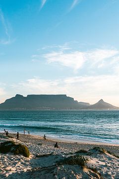 Vue de la montagne de la Table, Le Cap, Afrique du Sud sur Suzanne Spijkers